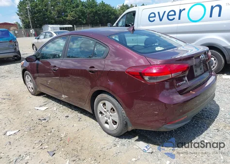 2017 Kia Forte Lx из США, поврежденный, VIN 3KPFK4A71HE114714